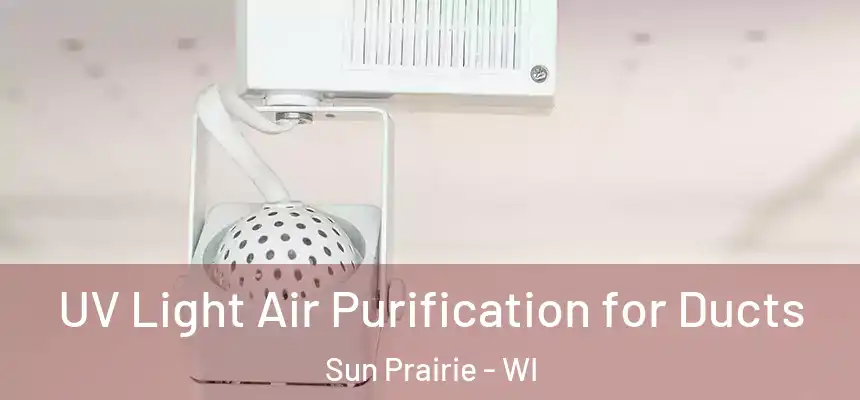  UV Light Air Purification for Ducts Sun Prairie - WI